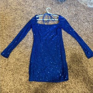 Lucy in the Sky Vibrant Blue Dress